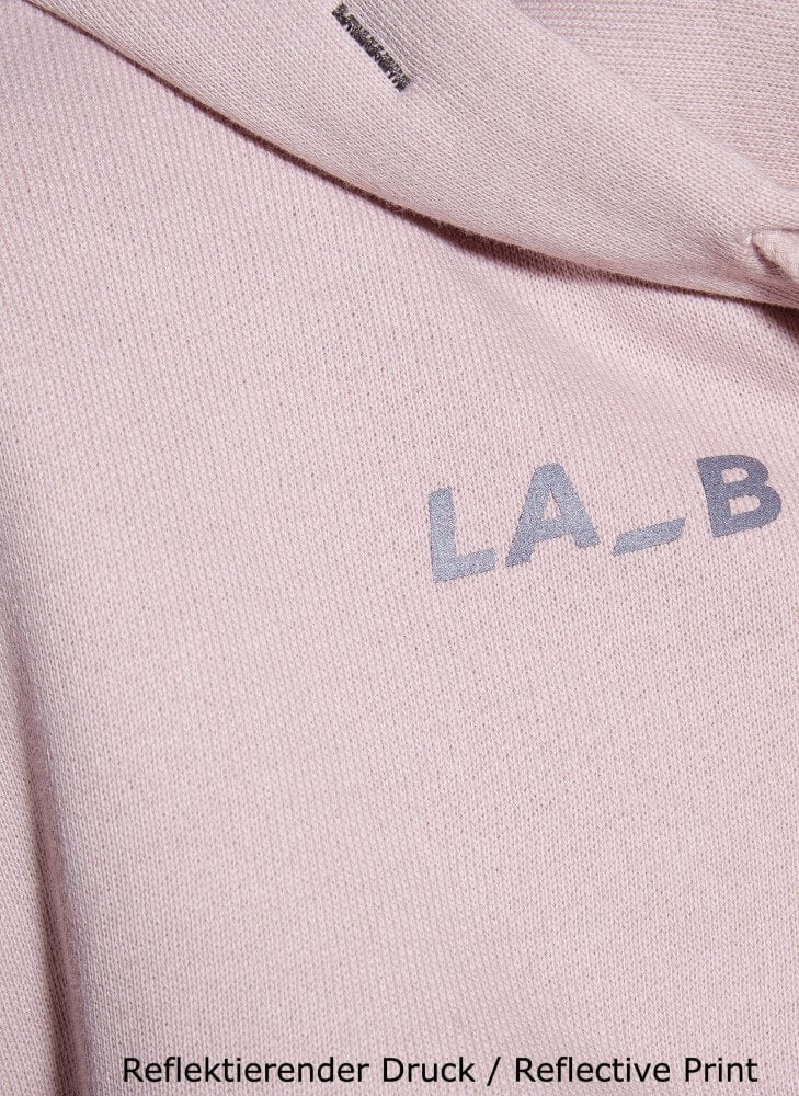 LA_B Logo Stripe Hoodie tech rose women