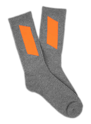 LA_B Socks Grey Orange