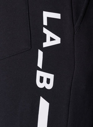 LA-B Logo Stripe Sweatpants White Reflective men