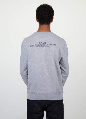 LA_B Classic Sweatshirt Heavy Grey men