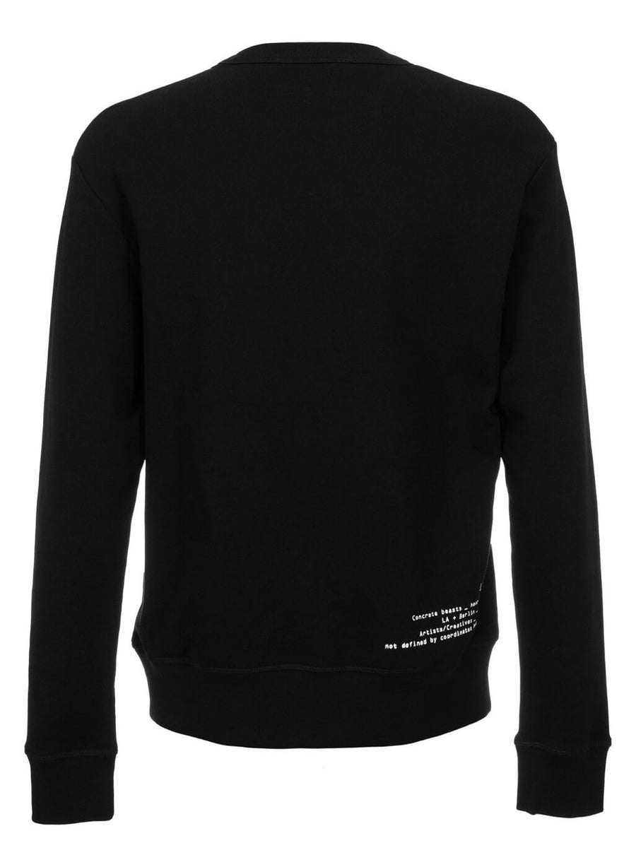 LA_B Kontraste Classic Sweatshirt black Men